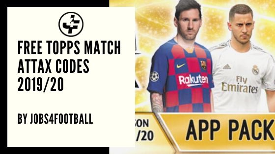 Free Topps Match Attax Codes 2019/20