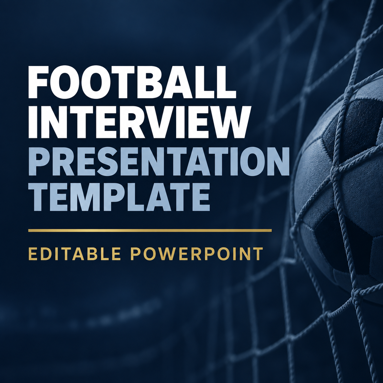 Football Interview Presentation Template