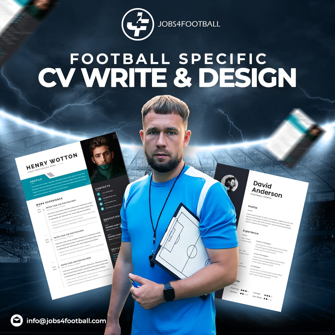 Creating a football specific CV with Jobs4football