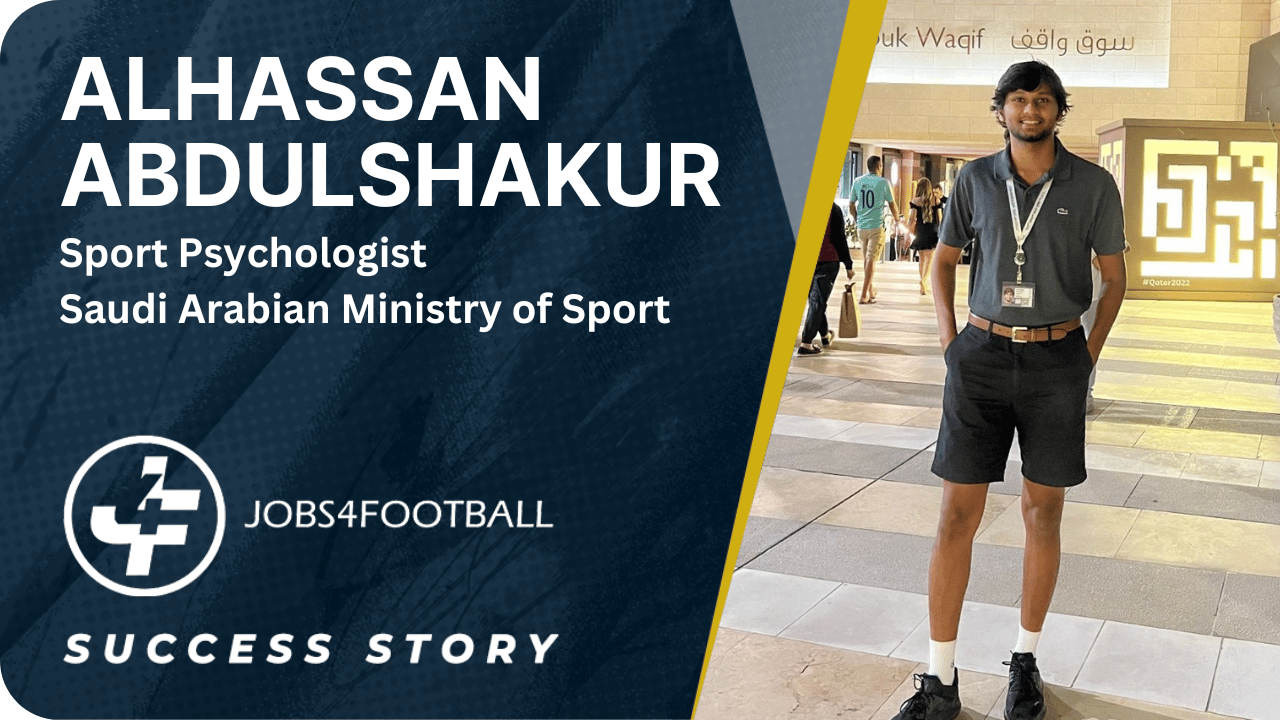 Alhassan Abdulshakur Joins Saudi Arabian Ministry of Sport as Sport Psychologist