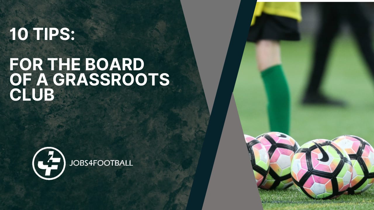 10 Tips For The Board Of A Grassroots Sports Club