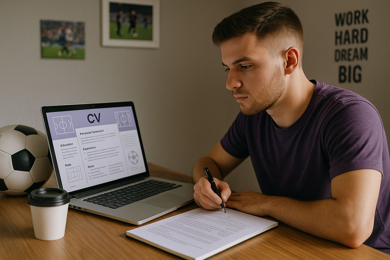 How to Write a Football CV as a Graduate (Even If You Have Limited Experience)