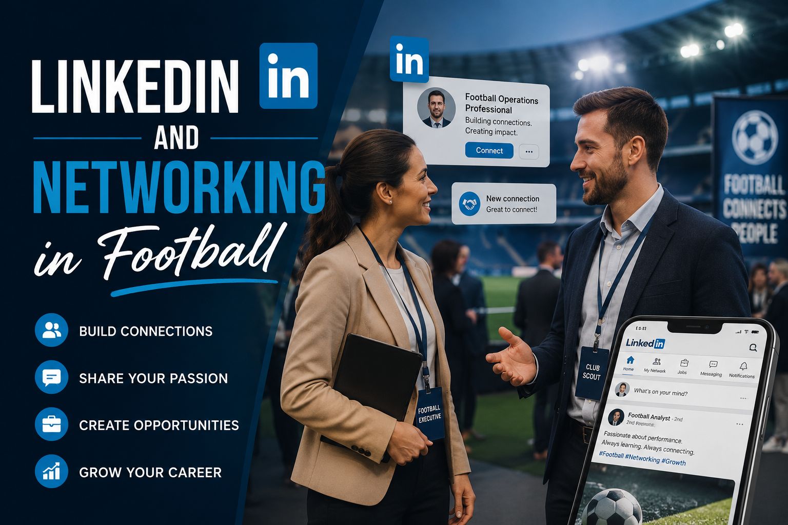 LinkedIn and Networking in Football: How to Build the Connections That Actually Get You Hired