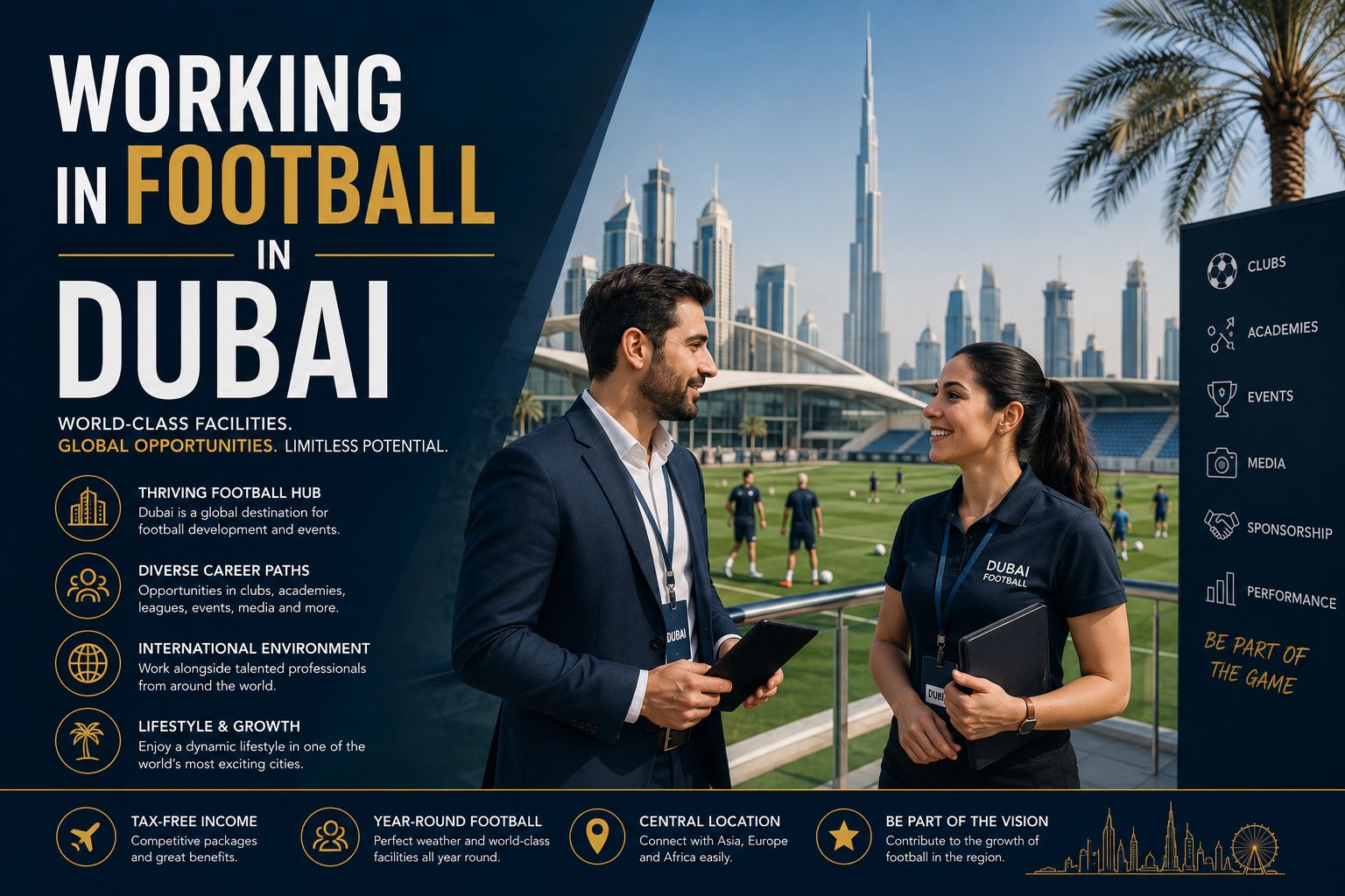 Working in Football in Dubai